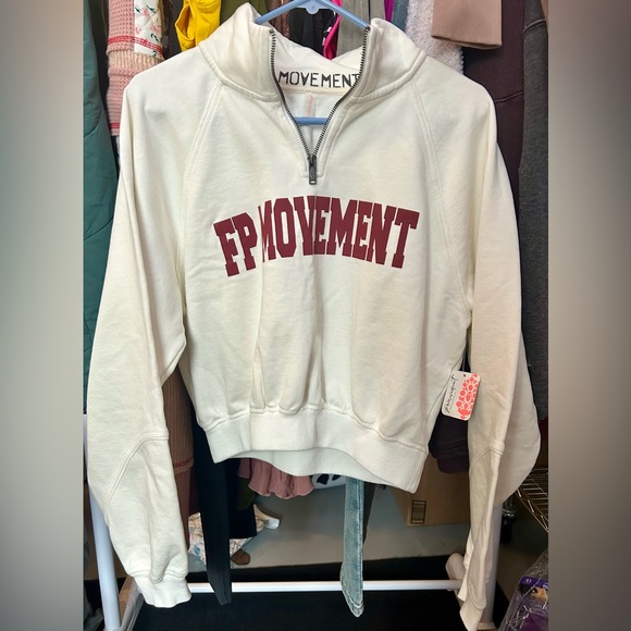 Free People Movement For The Win Logo Half Zip - Picture 5 of 6
